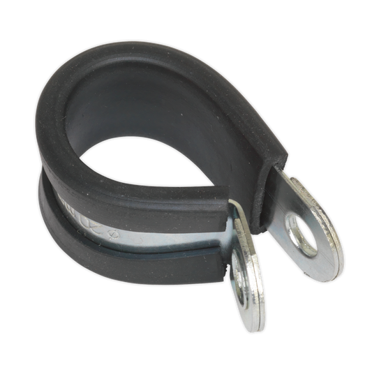 Ø21mm Rubber Lined P-Clip - Pack of 25