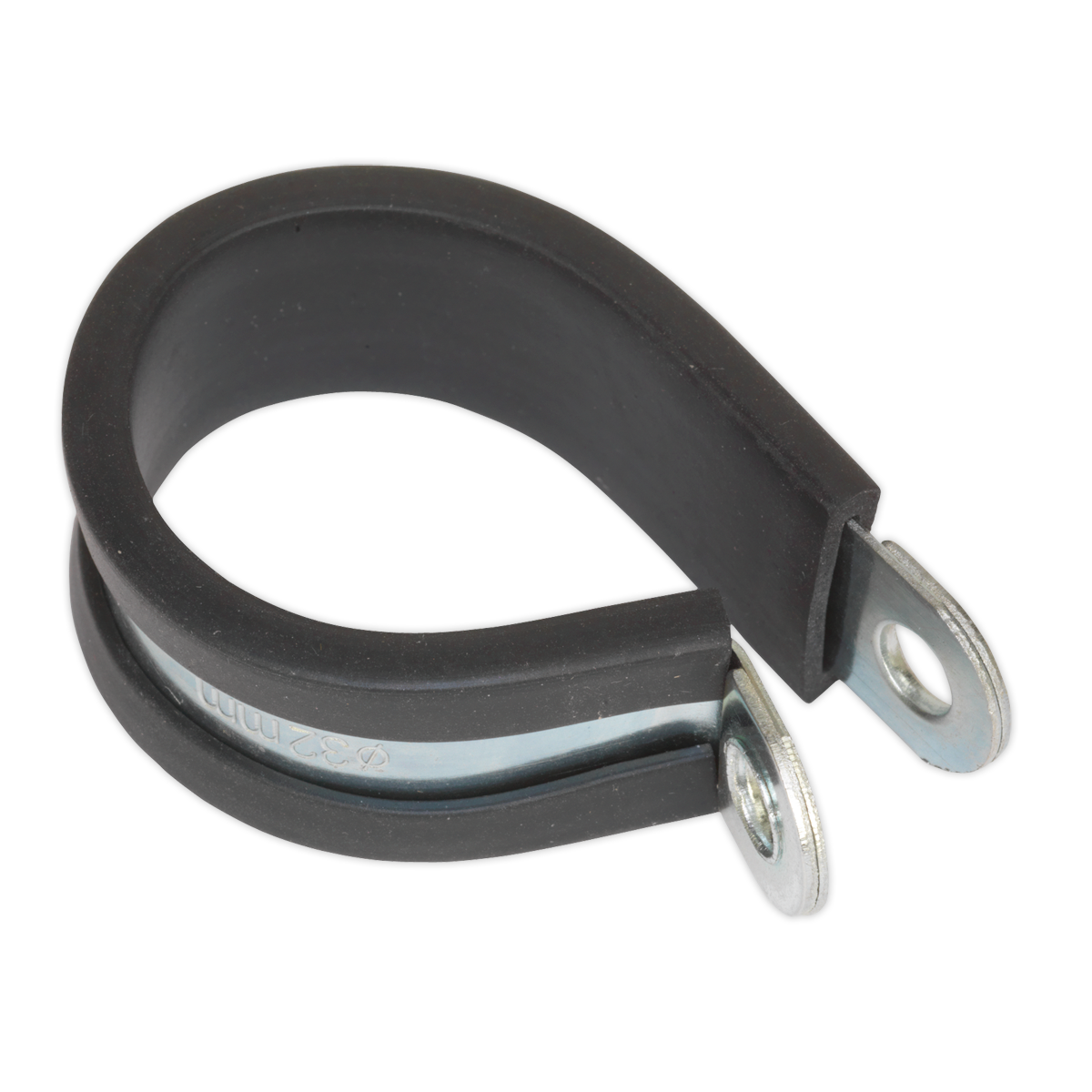 Ø32mm Rubber Lined P-Clip - Pack of 25