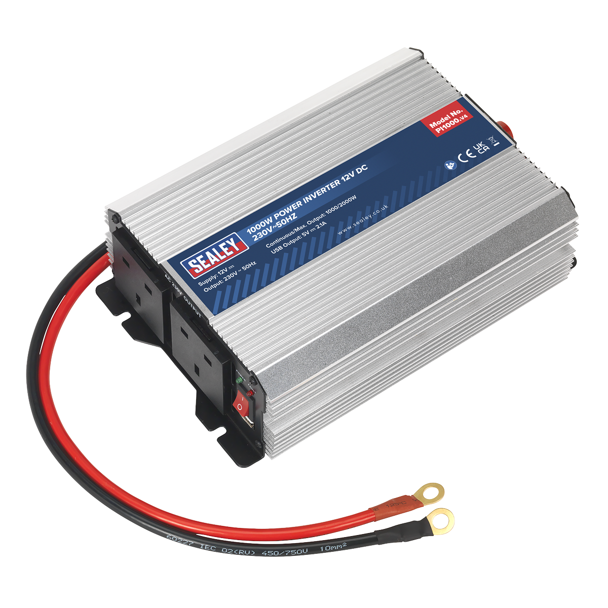 1000W Power Inverter 12V DC - 230V~50Hz