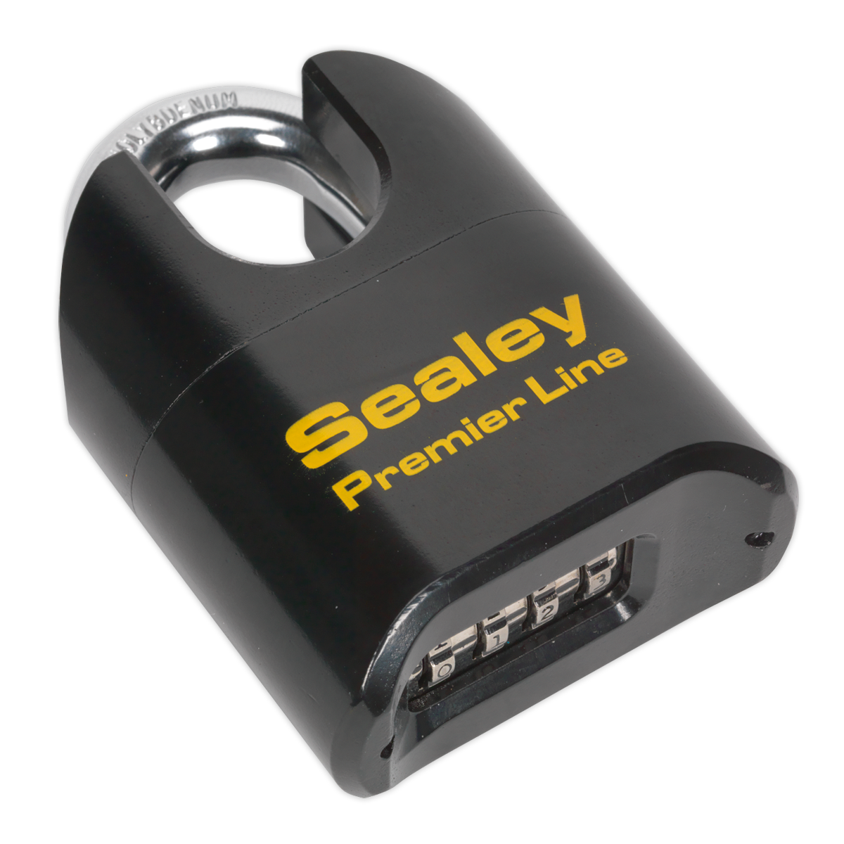 Steel Body Shrouded Shackle Combination Padlock