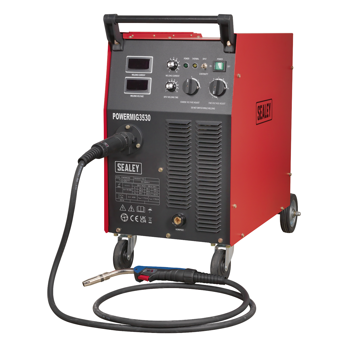 300A Professional MIG Welder 415V 3ph with BINZEL® Euro Torch