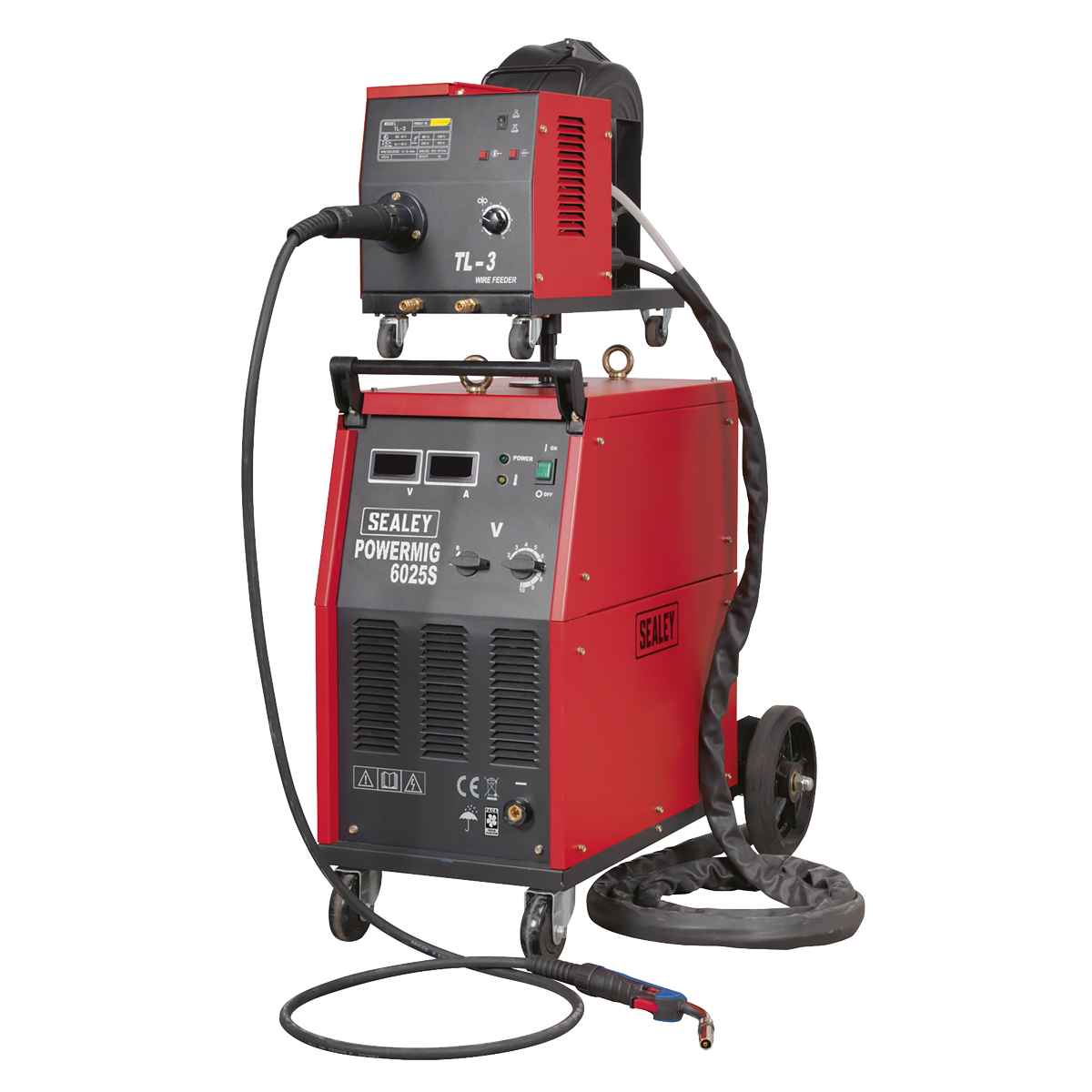 250A Professional MIG Welder 415V 3ph with BINZEL® Euro Torch & Portable Wire Drive