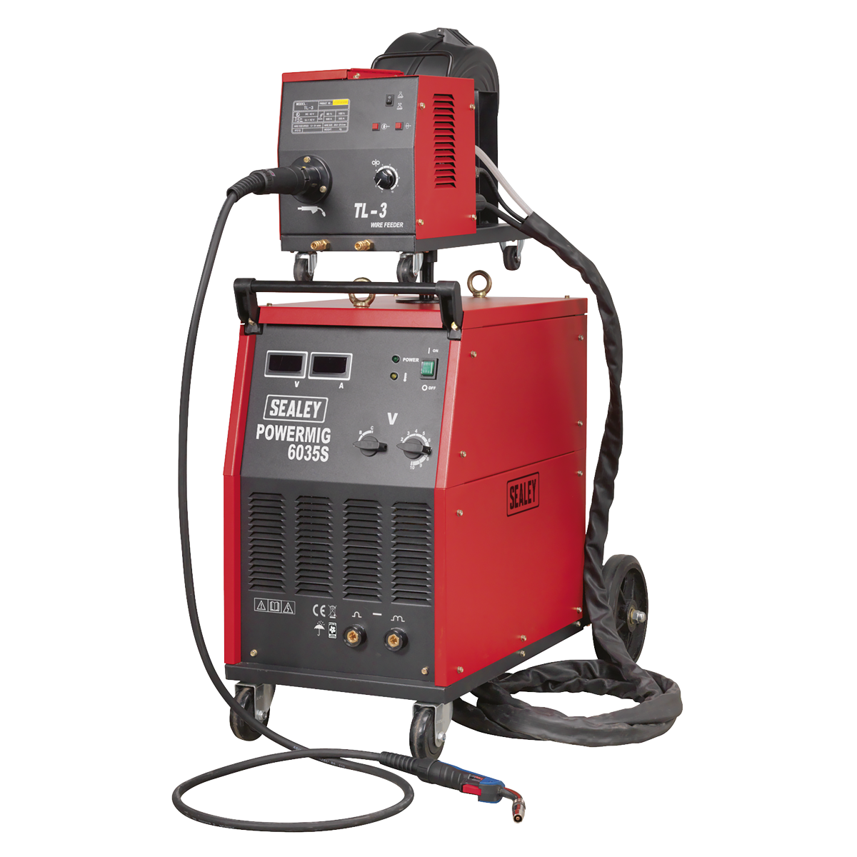 350A Professional MIG Welder 415V 3ph with BINZEL® Euro Torch & Portable Wire Drive