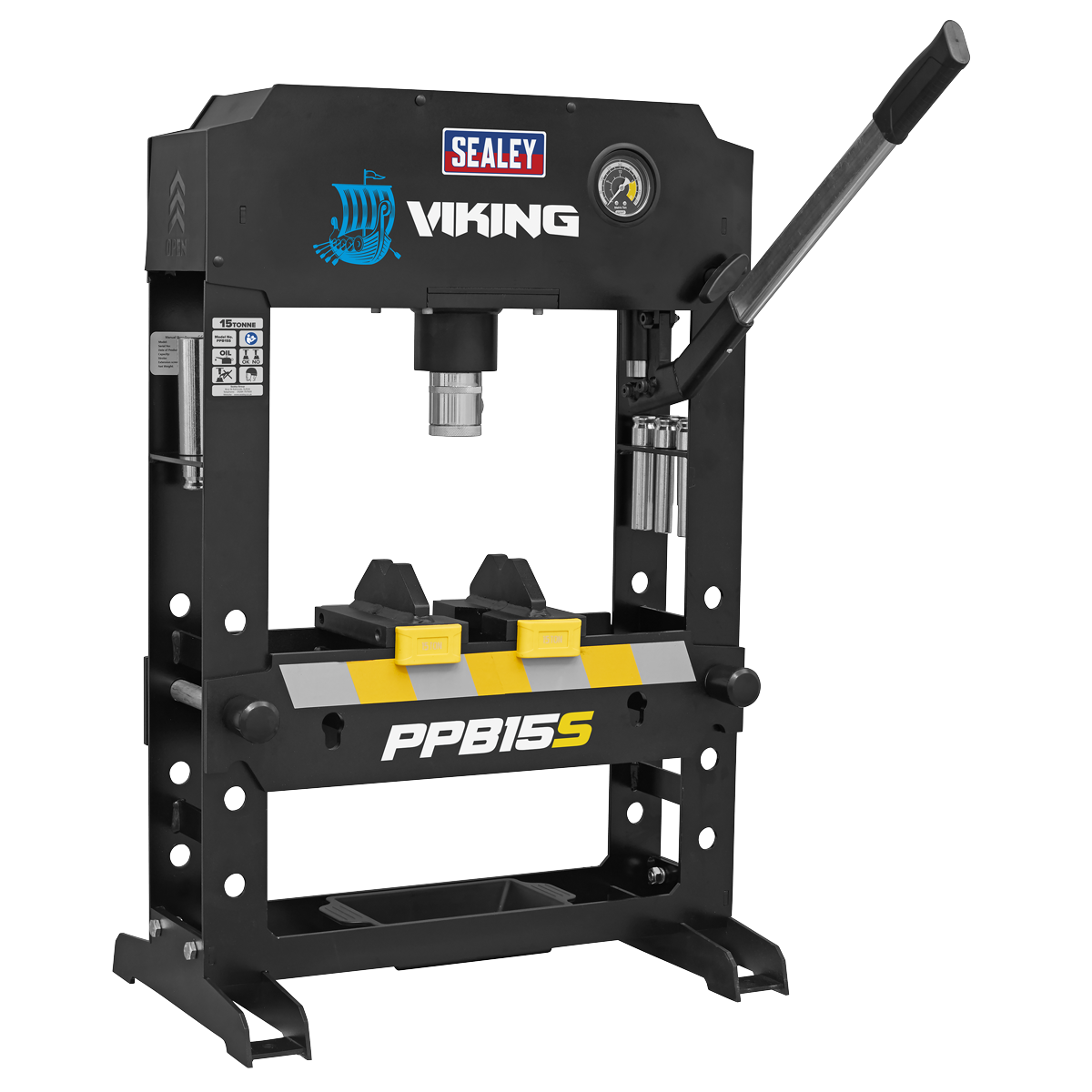 15 Tonne Viking Heavy-Duty Hydraulic Press - Bench Type