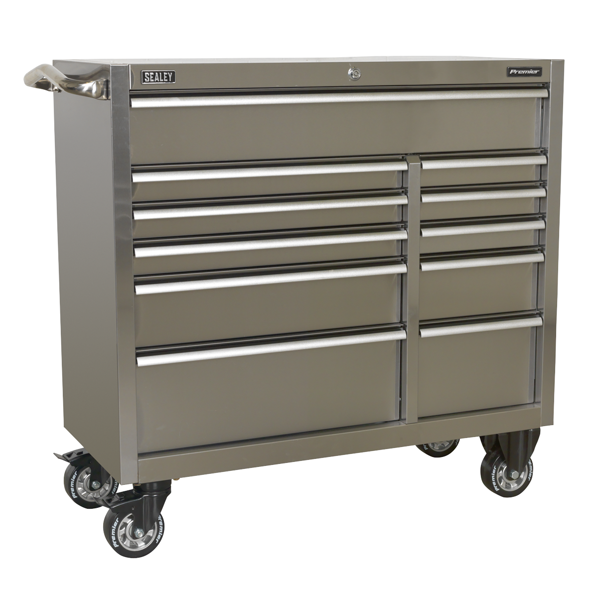 11 Drawer 1055mm Stainless Steel Heavy-Duty Rollcab