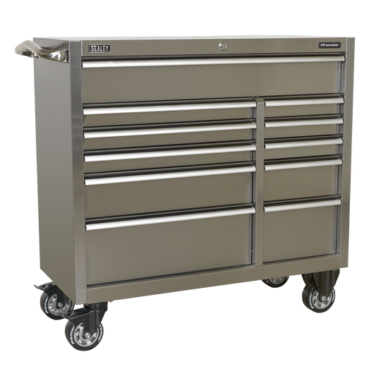 11 Drawer 1055mm Stainless Steel Heavy-Duty Rollcab