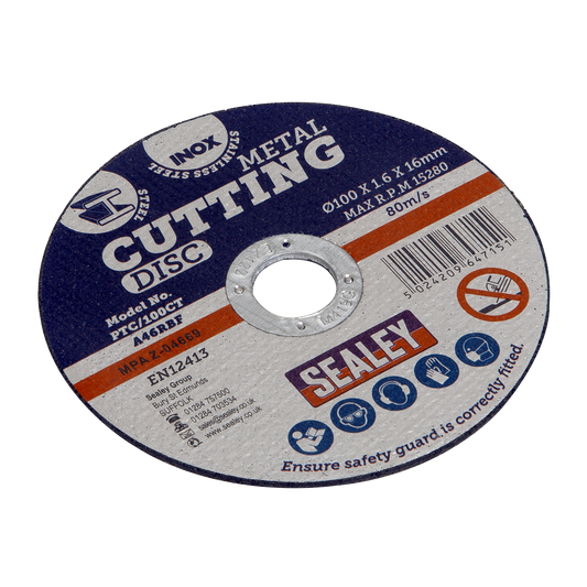 Ø100 x 1.6mm Cutting Disc Ø16mm Bore