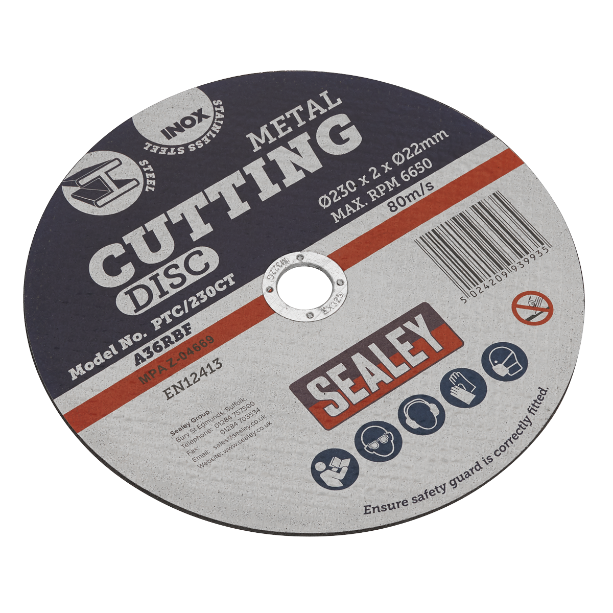 Ø230 x 2mm Cutting Disc Ø22mm Bore