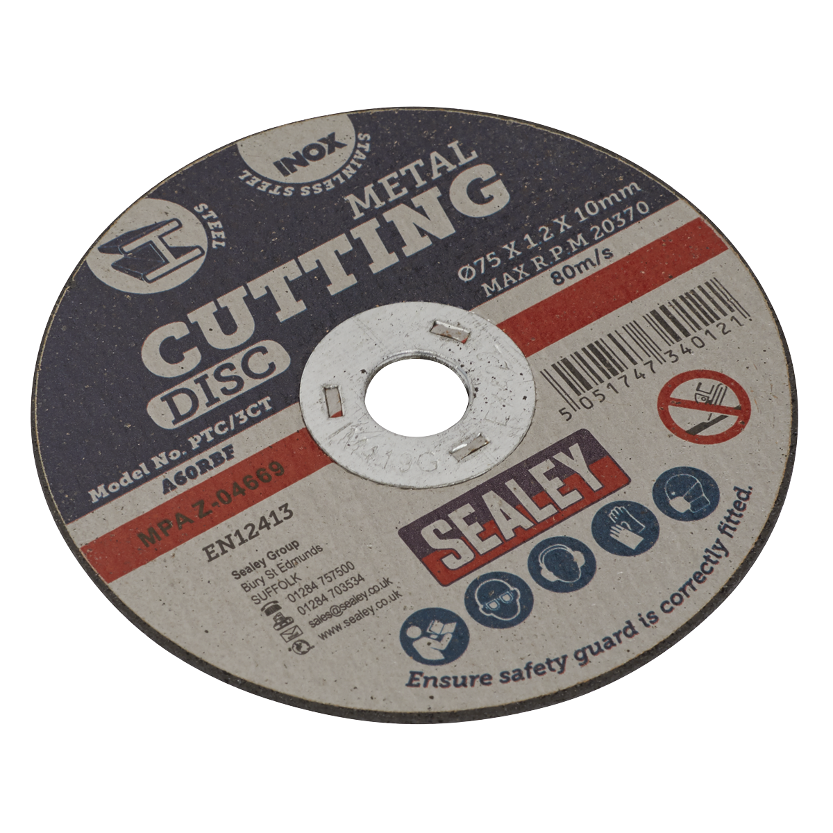 Ø75 x 1.2mm Cutting Disc Ø10mm Bore