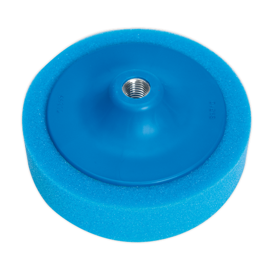 Ø150 x 50mm Buffing & Polishing Foam Head 5/8"UNC Blue/Medium