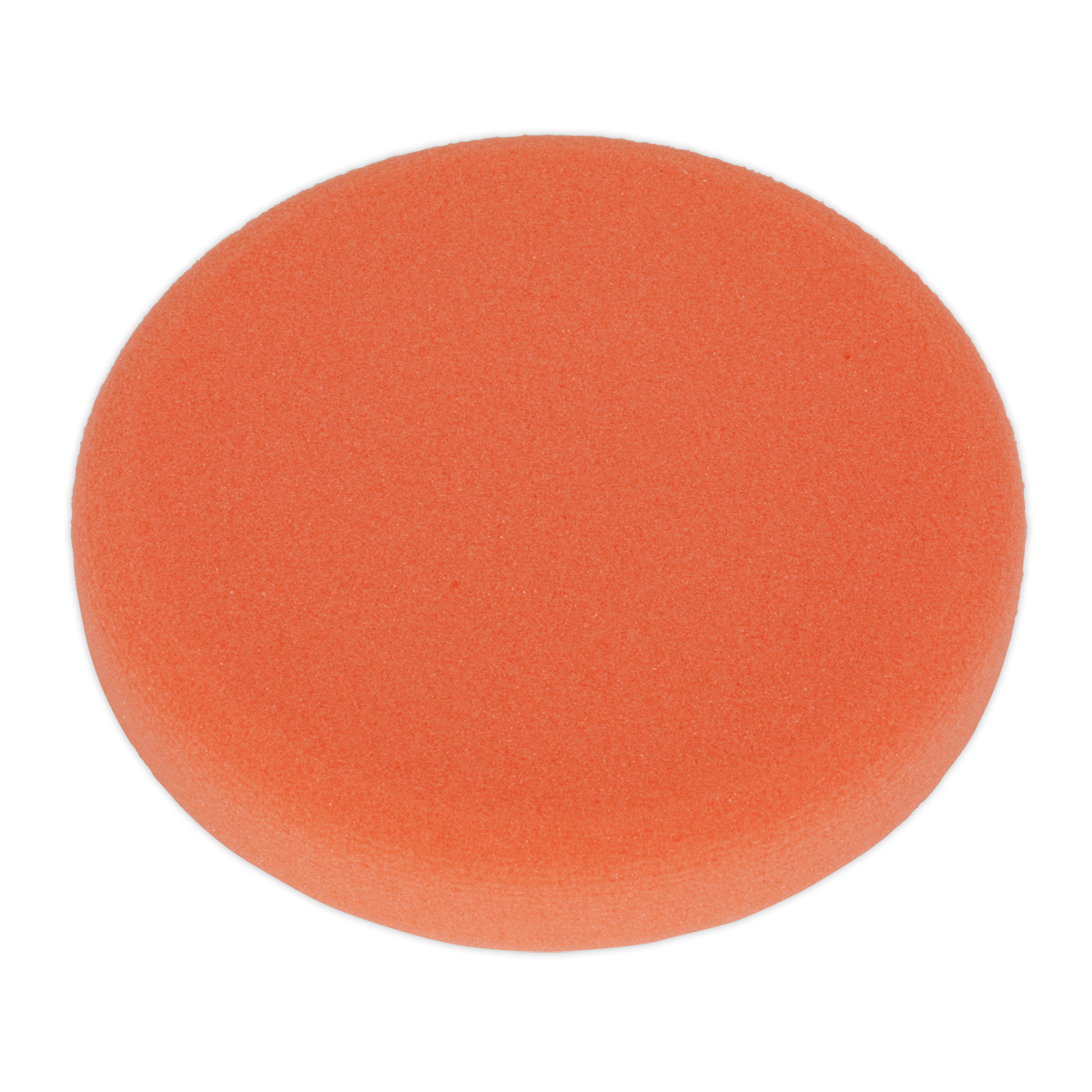 Ø150 x 25mm Hook-and-Loop Buffing & Polishing Foam Head - Orange/Firm