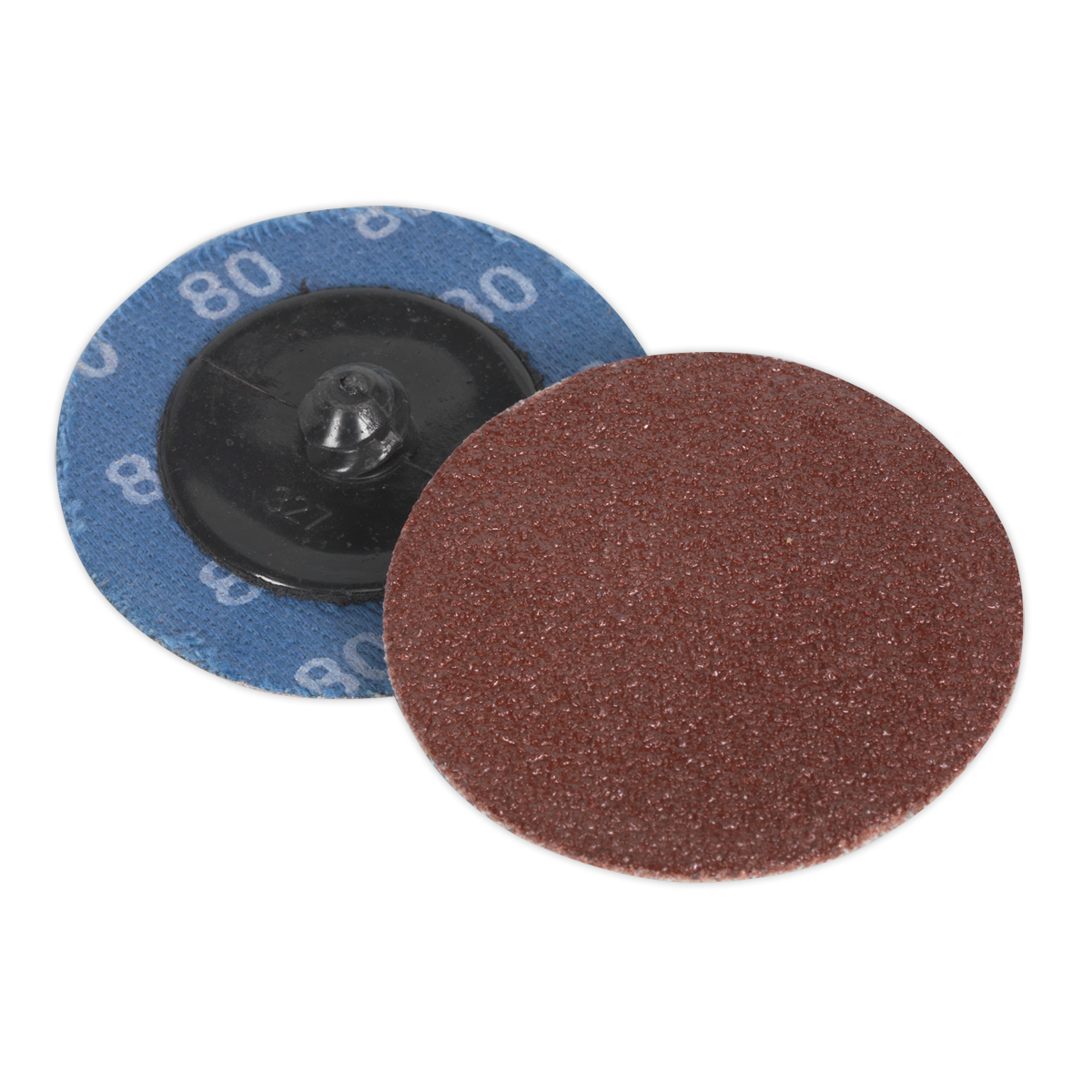 Ø50mm Quick-Change Sanding Disc 80Grit - Pack of 10