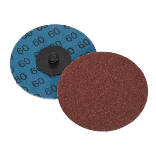 Ø75mm Quick-Change Sanding Disc 60Grit - Pack of 10