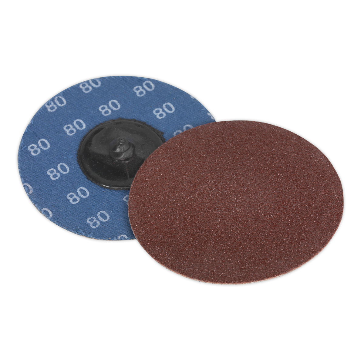 Ø75mm Quick-Change Sanding Disc 80Grit - Pack of 10