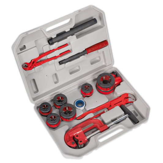 1/4" - 1-1/4"BSPT Pipe Threading Kit