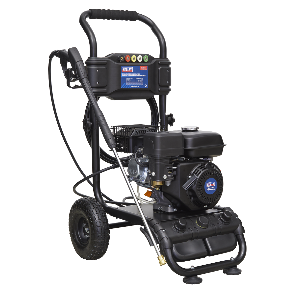 220bar Pressure Washer 540L/hr 6.5hp Petrol