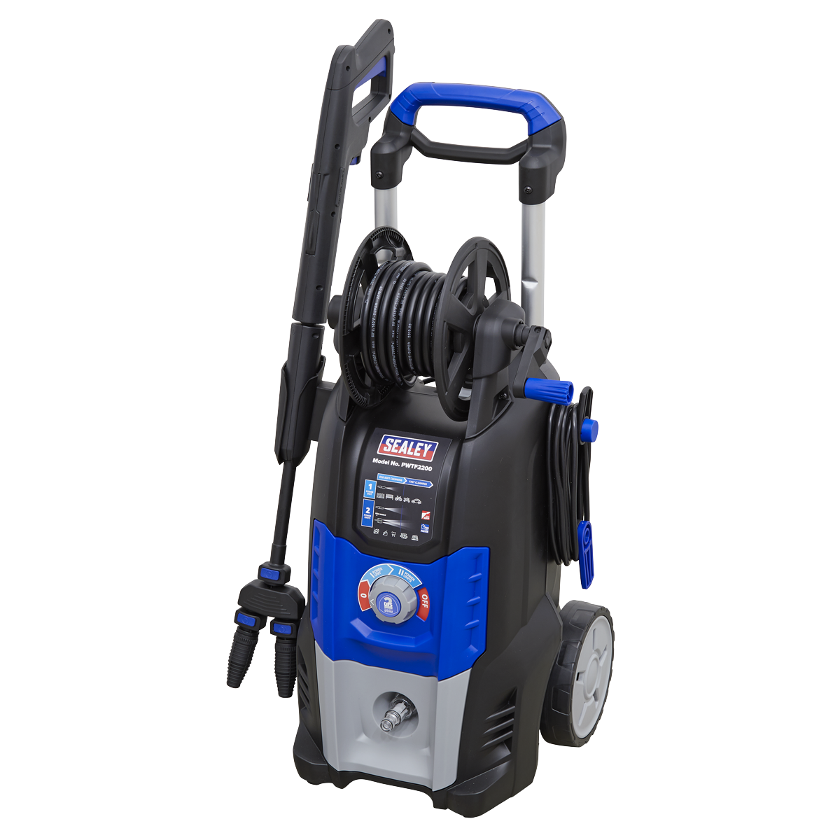 150bar Pressure Washer - Twin Pump with TSS & Rotablast® Nozzle