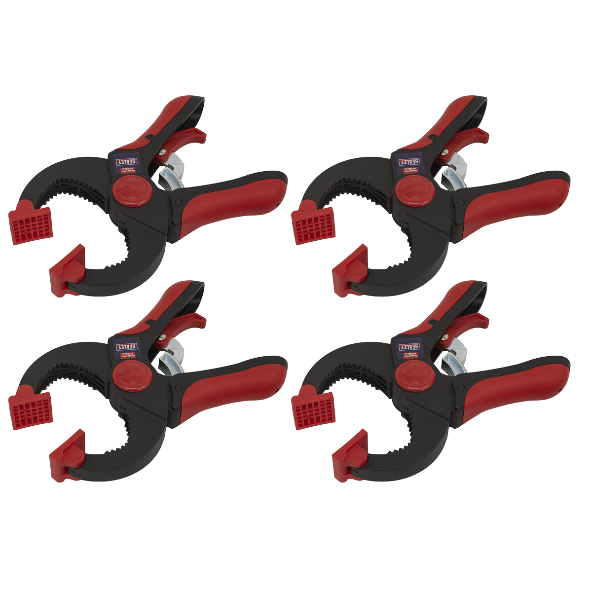 4pc 45mm Ratchet Clamp Set