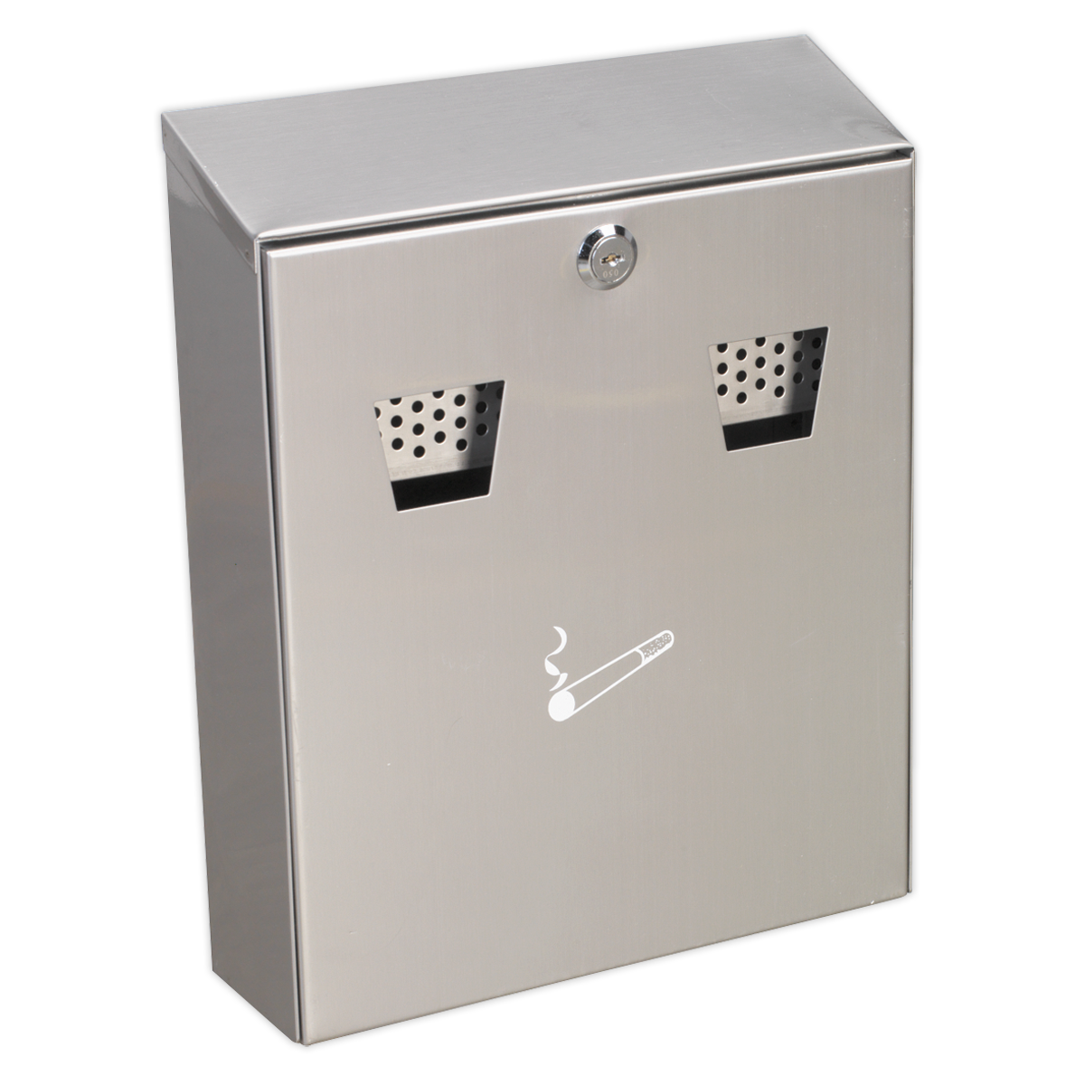 Stainless Steel Wall-Mounting Cigarette Bin