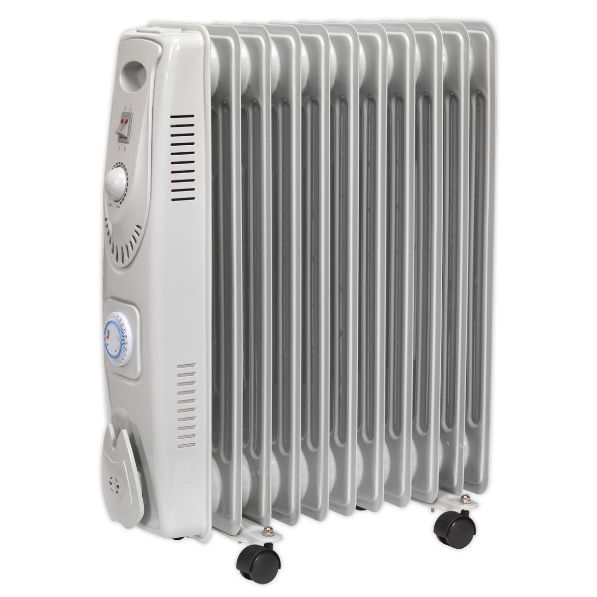 2500W 11-Element Oil Filled Radiator with Timer