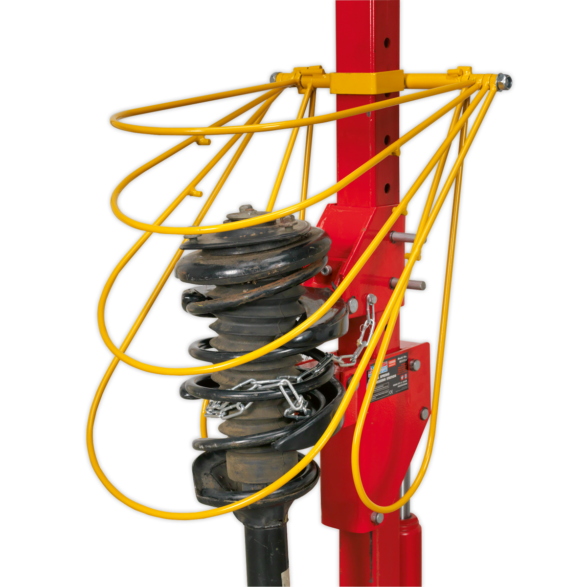 Coil Spring Compressor Restraint System