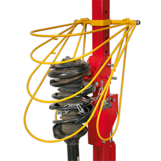 Coil Spring Compressor Restraint System