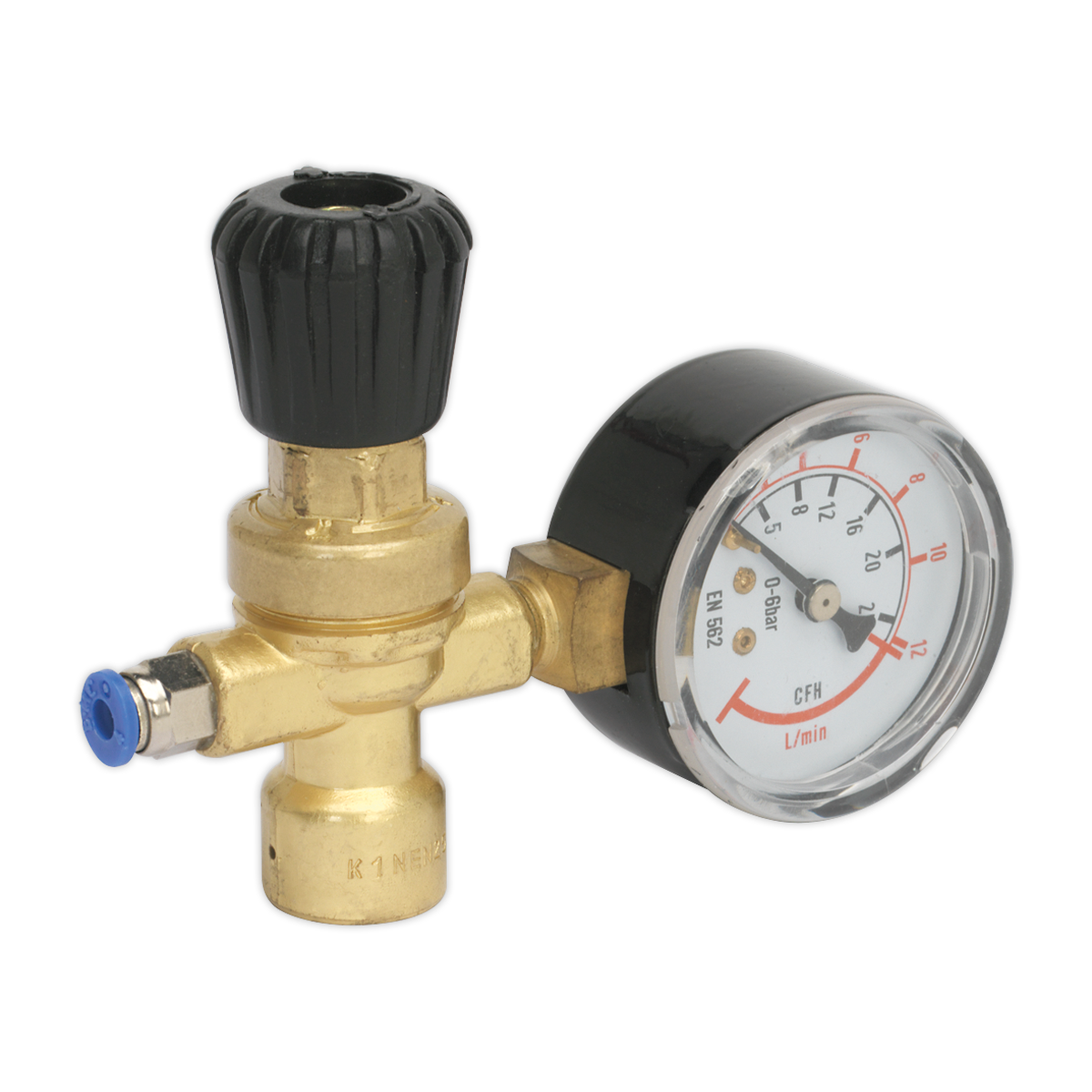 MIG Gas Regulator 1-Gauge Disposable Cylinder