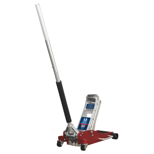 2.5 Tonne Aluminium Low Profile Trolley Jack with Rocket Lift