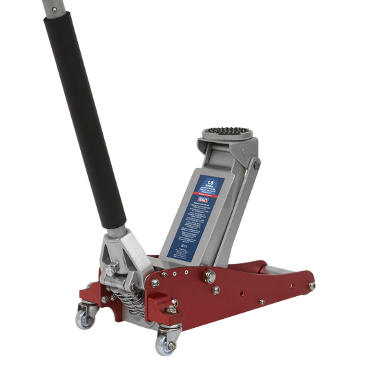 1.5 Tonne Aluminium/Steel Trolley Jack with Rocket Lift