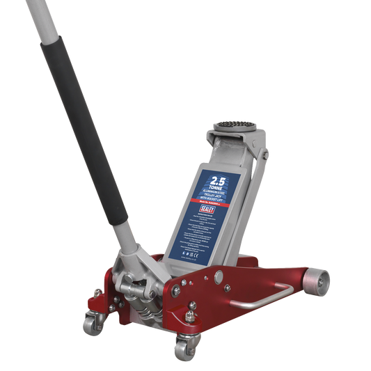 2.5 Tonne Aluminium/Steel Trolley Jack with Rocket Lift