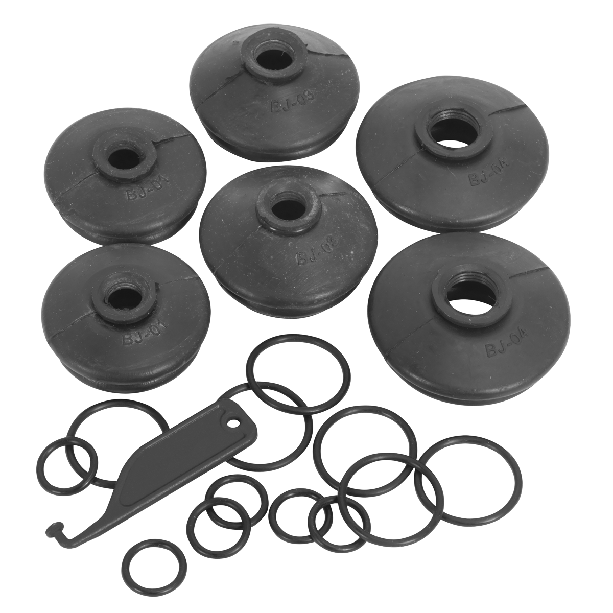 Car Ball Joint Dust Covers - Pack of 6 Assorted