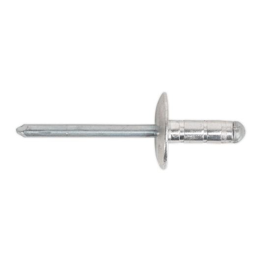 Ø4.8 x 13mm Aluminium Multi-Grip Rivet Large Flange - Pack of 200