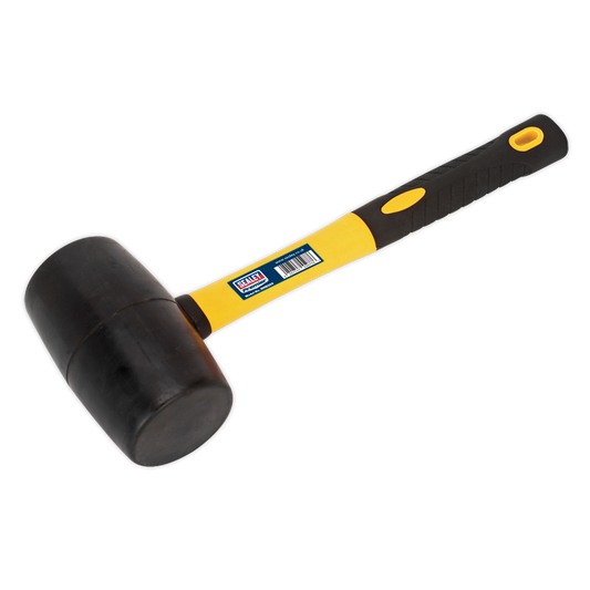 2lb Rubber Mallet with Fibreglass Shaft