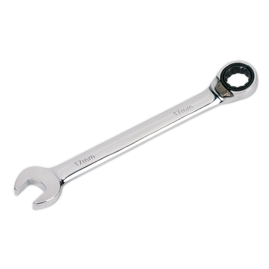 17mm Reversible Ratchet Combination Spanner