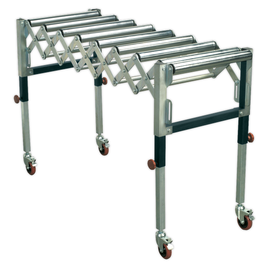 450-1300mm Adjustable Roller Stand - 130kg Capacity