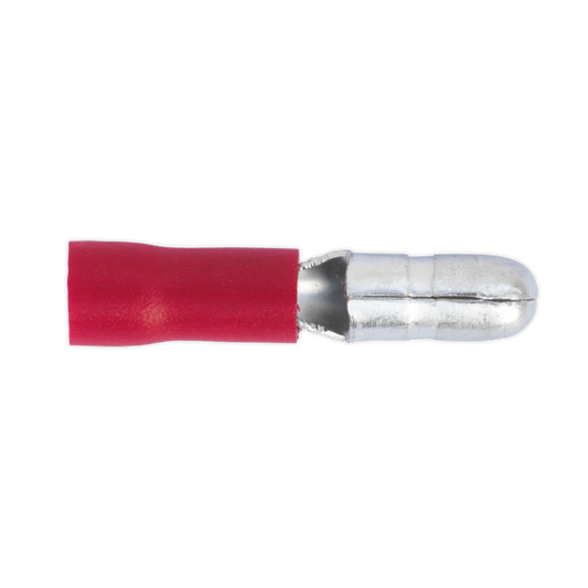 Ø4mm Red Male Bullet Terminal - Pack of 100