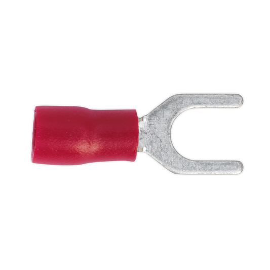 Ø5.3mm (2BA) Red Easy-Entry Fork Terminal - Pack of 100