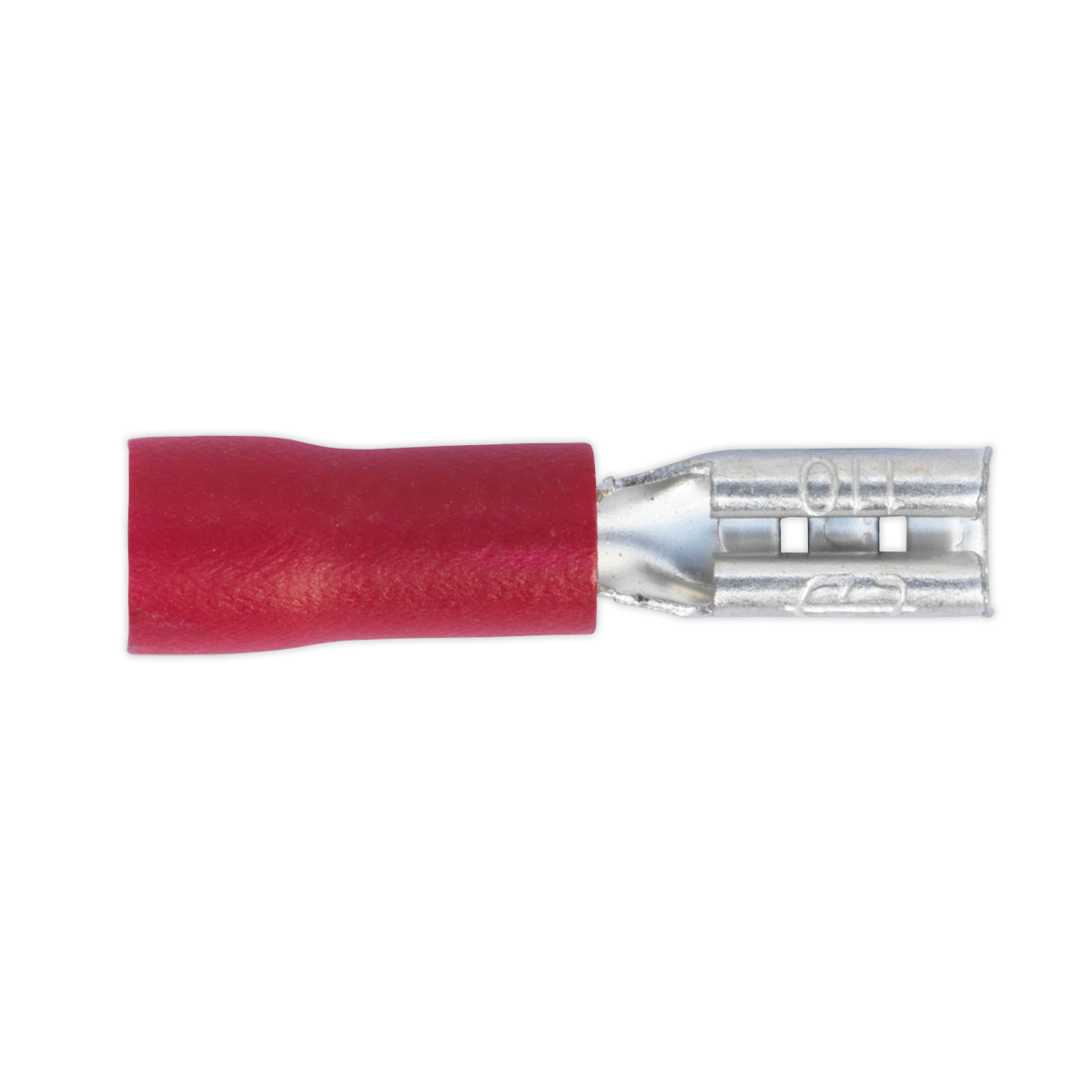 2.8mm Red Push-On Female Terminal - Pack of 100