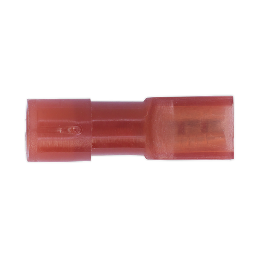 2.8mm Red Fully Insulated Female Terminal - Pack of 100