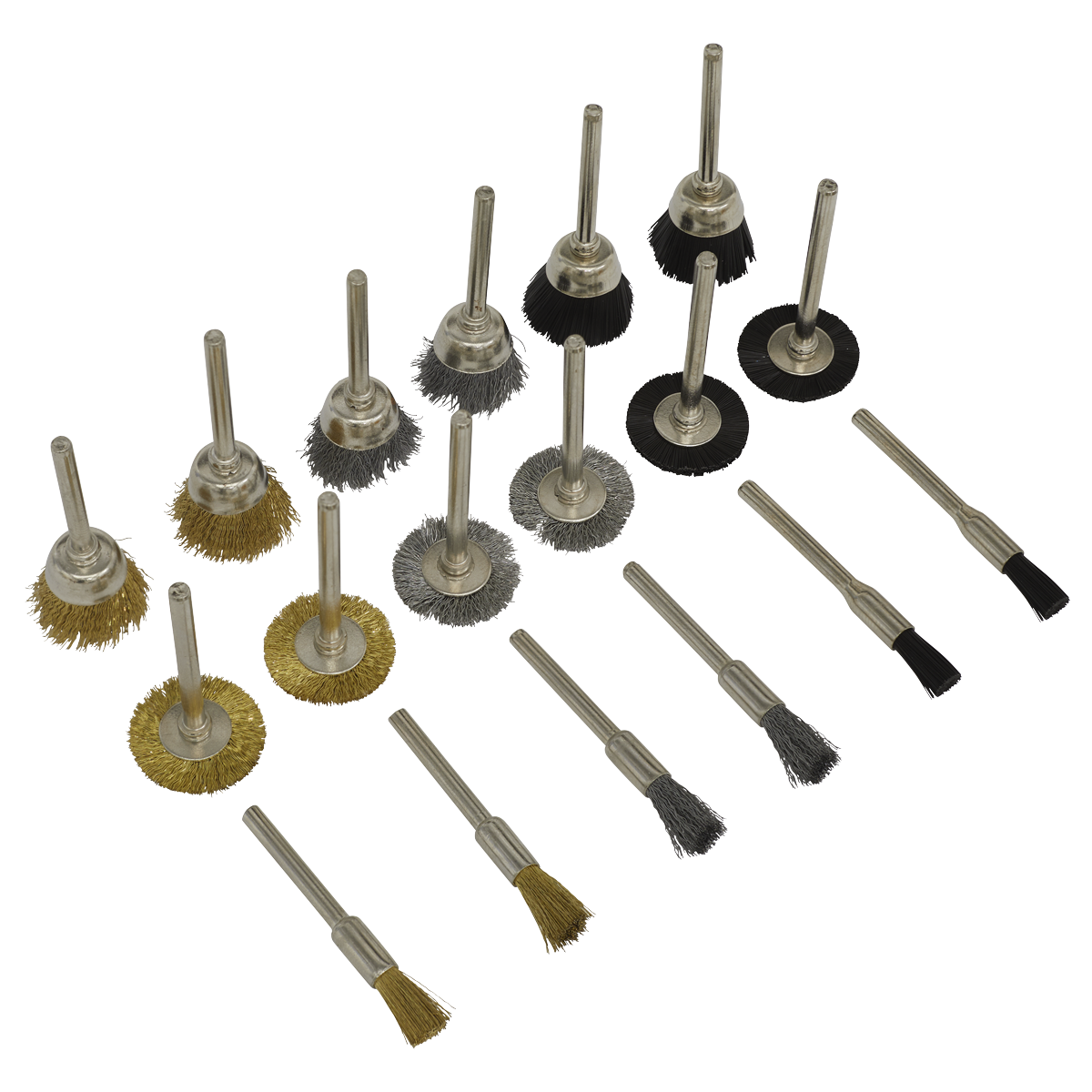 18pc Rotary Tool Brush Set