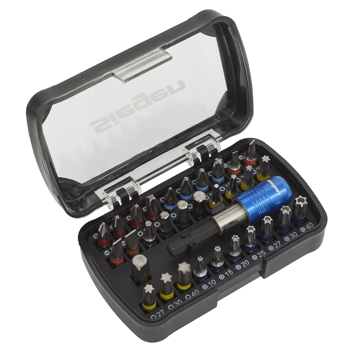 32pc Colour-Coded Power Tool Bit Set