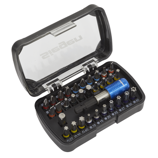 32pc Colour-Coded Power Tool Bit Set