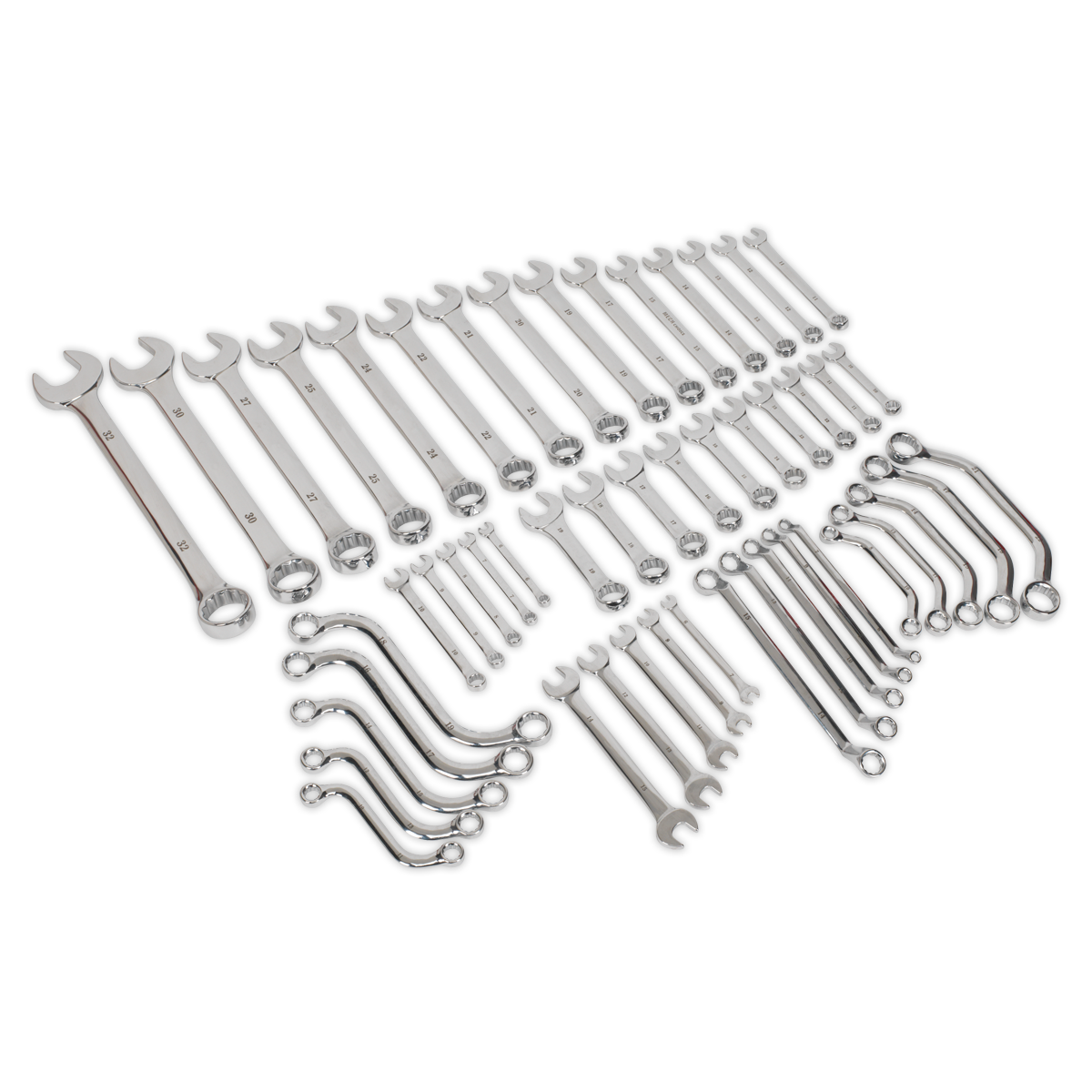 50pc Multipurpose Spanner Set