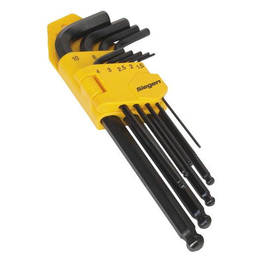9pc Long Ball-End Hex Key Set