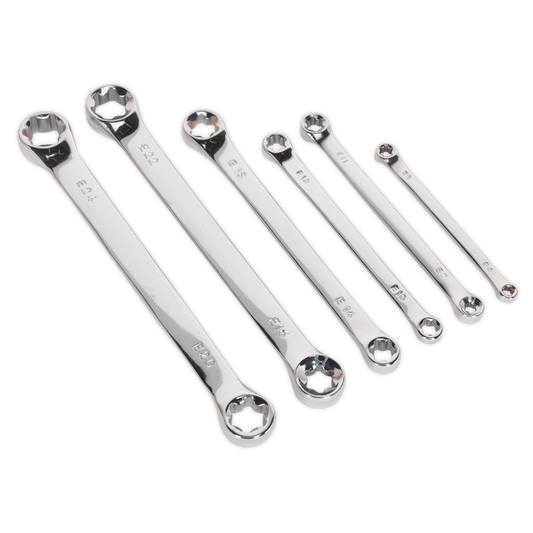 6pc TRX-Star* Double End Spanner Set