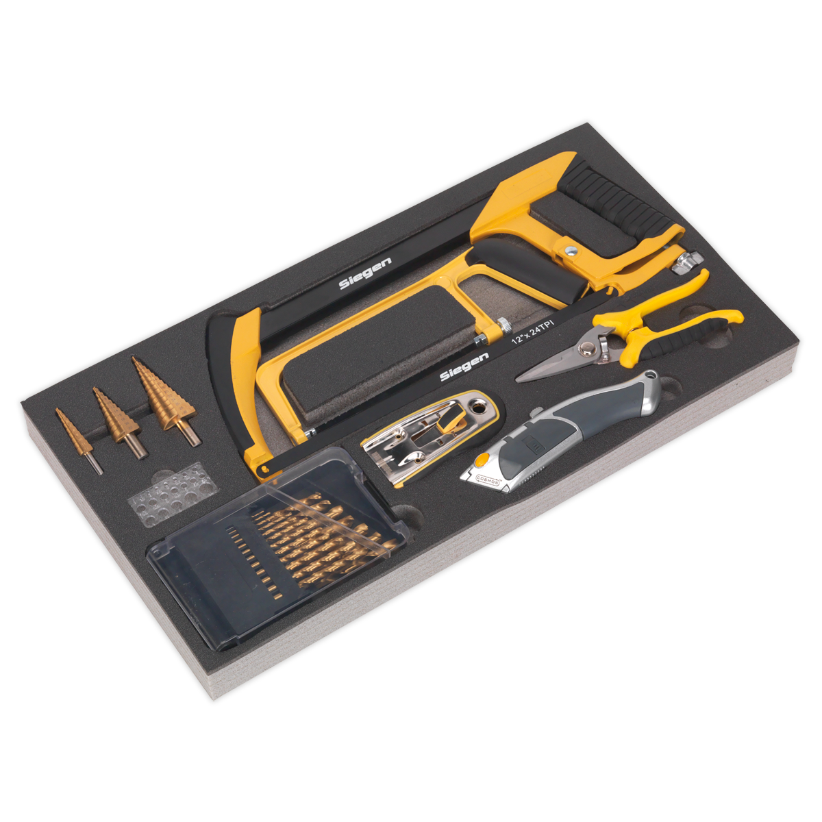 28pc Cutting & Drilling Set with Tool Tray