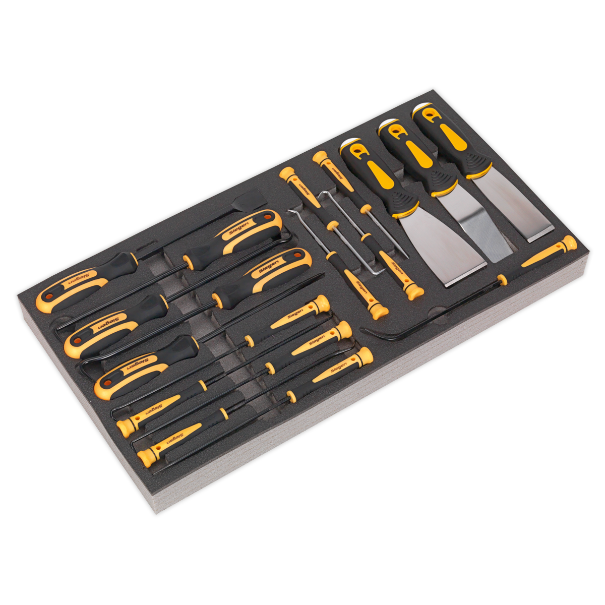 18pc Hook & Scraper Set with Tool Tray