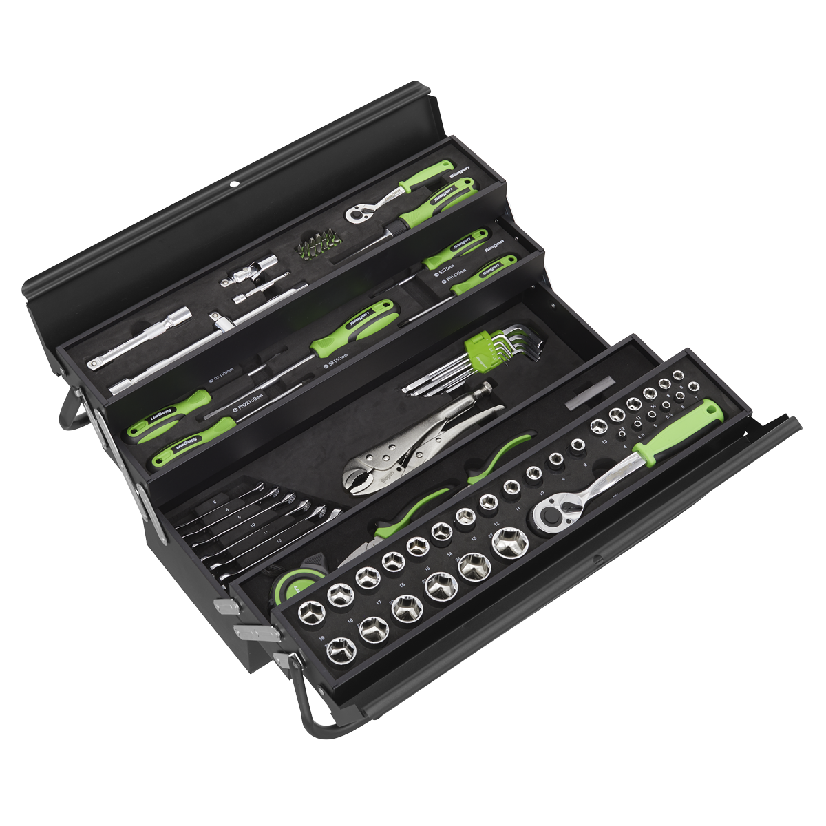 86pc Tool Kit with Cantilever Toolbox