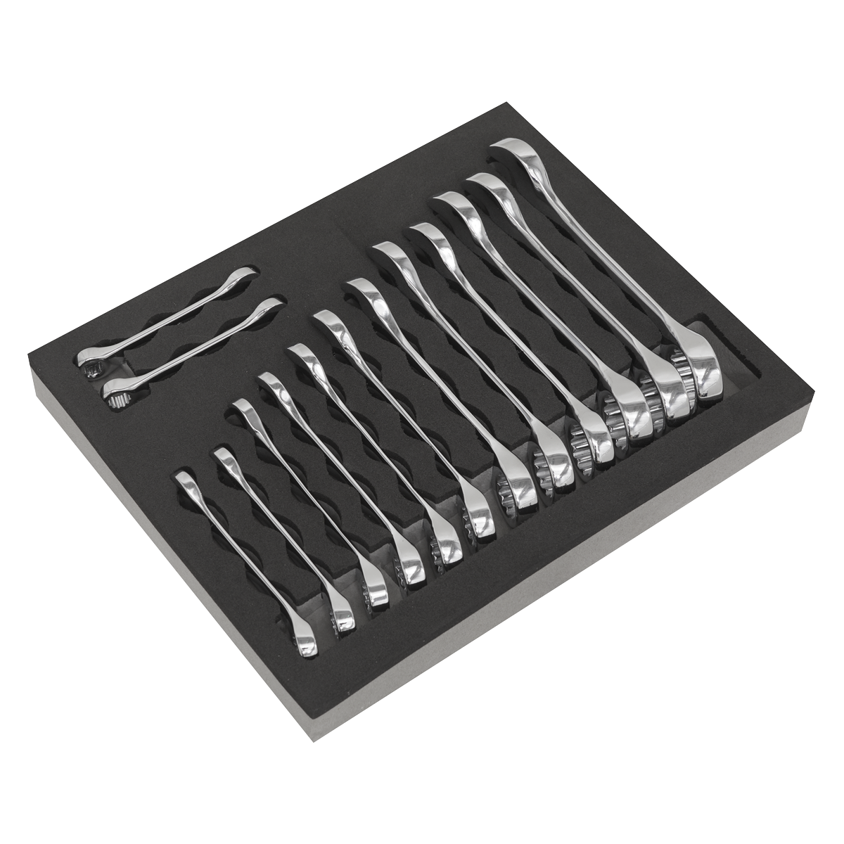 14pc Stubby Combination Spanner Set