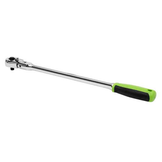 1/4"Sq Drive Extra-Long Flexi-Head Ratchet Wrench - Flip Reverse